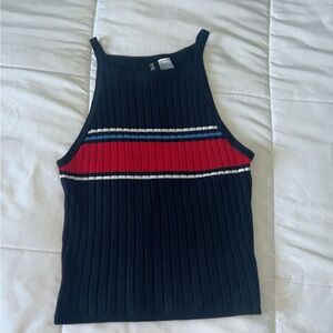Women’s H&M Divided Black Ribbed Top
